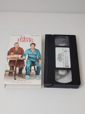 Meet the Parents VHS Tape with Sleeve - White, Black